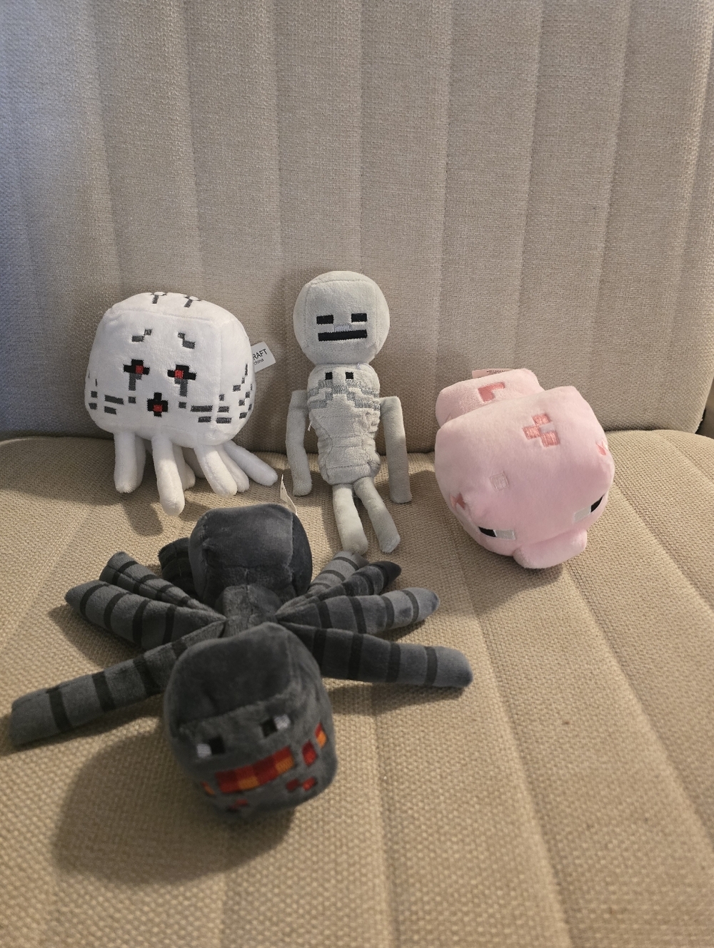 Minecraft Plush Plushies Lot In EUC